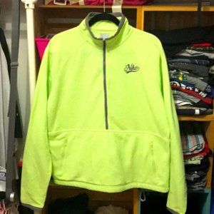 Womens Nike Neon Green Fleece pullover XXL